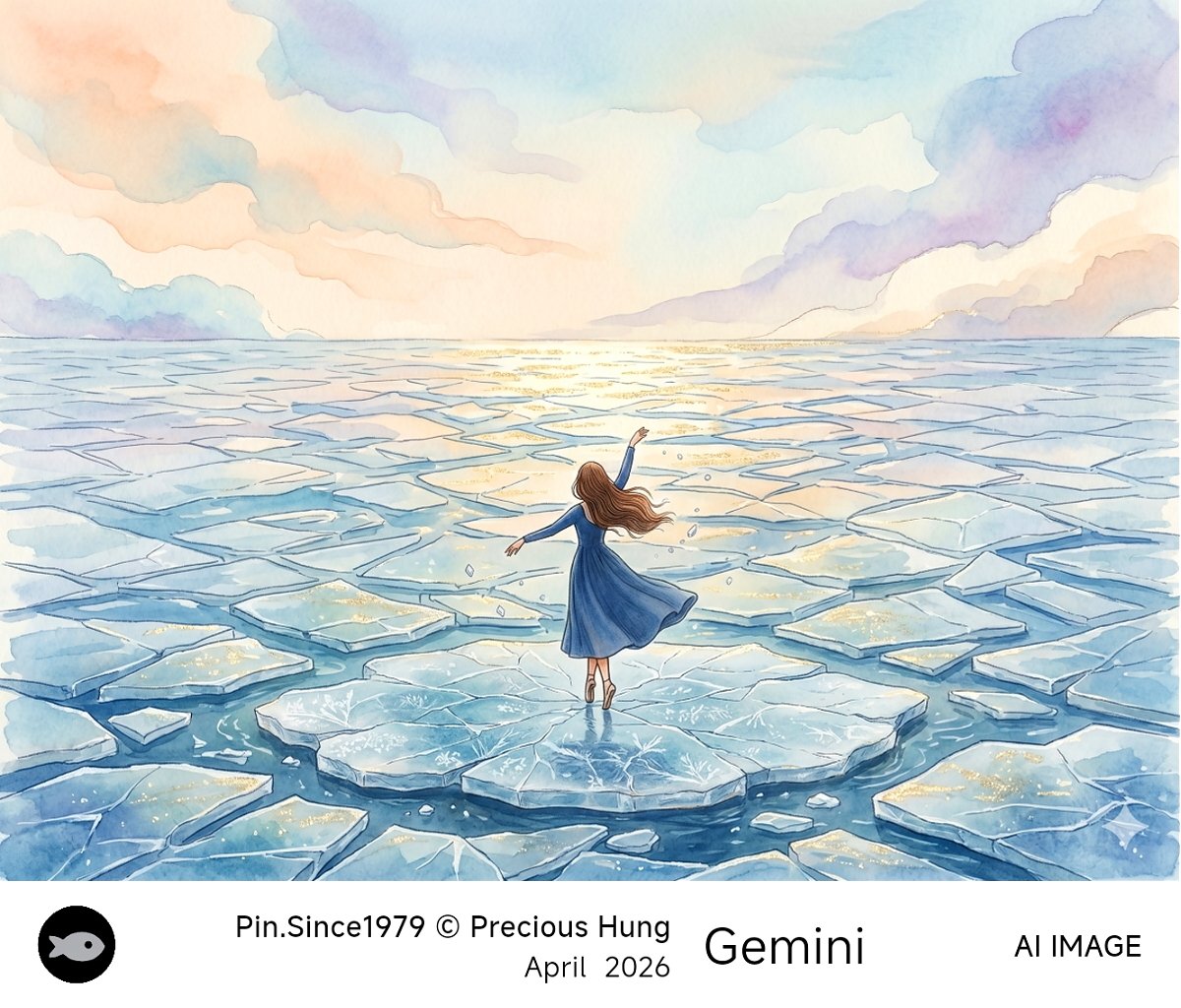 薄冰上跳舞的人