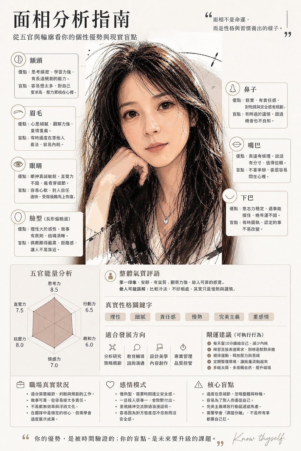 AI生成圖：面相分析指南